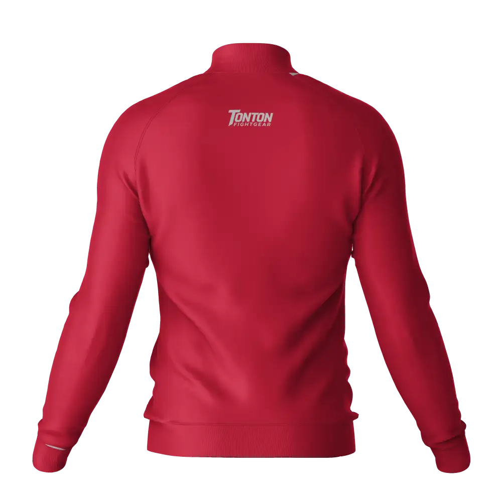 Custom Red Embed Training Jacket