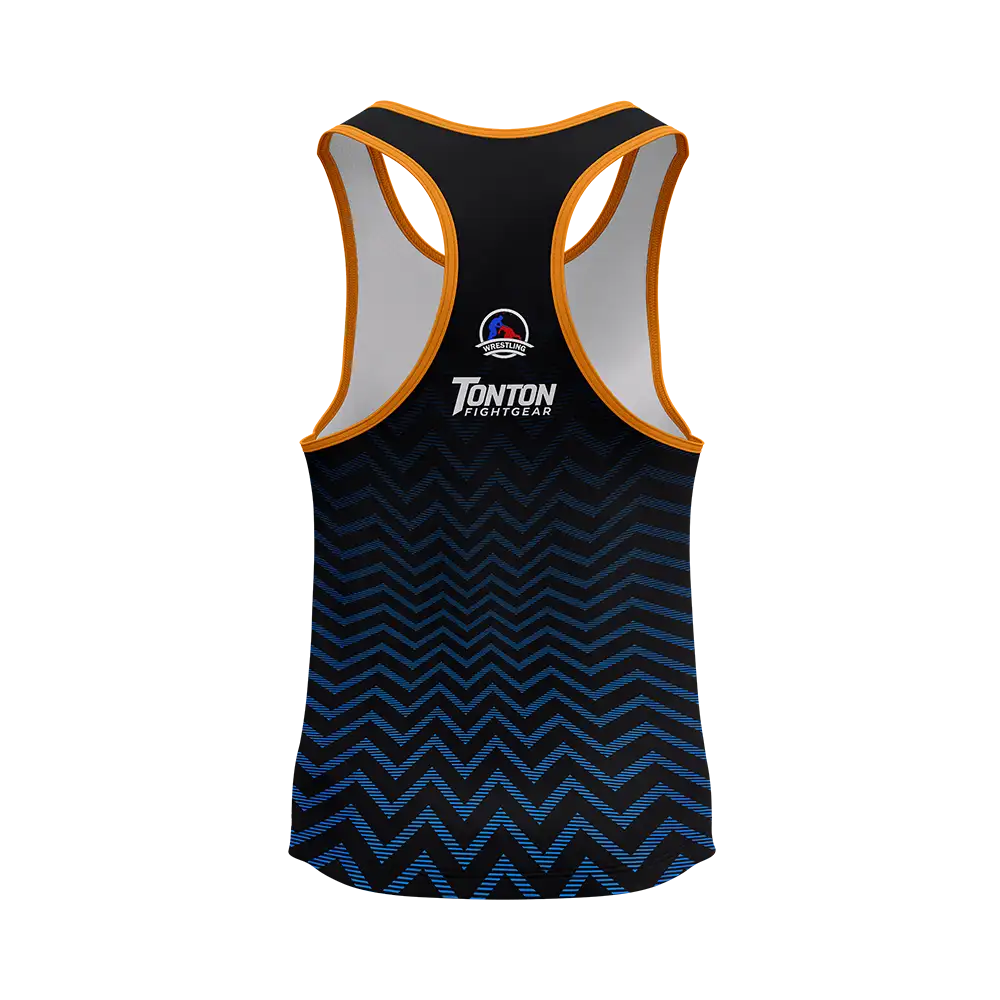 Custom Wave Boxing Racerback Tanks Top