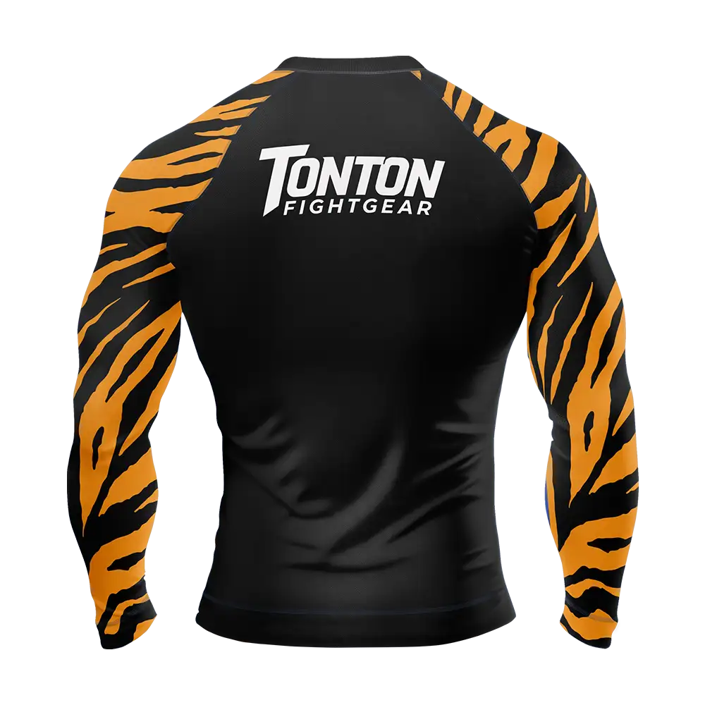 Custom Leopard Jiu Jitsu Long Sleeve Rashguard