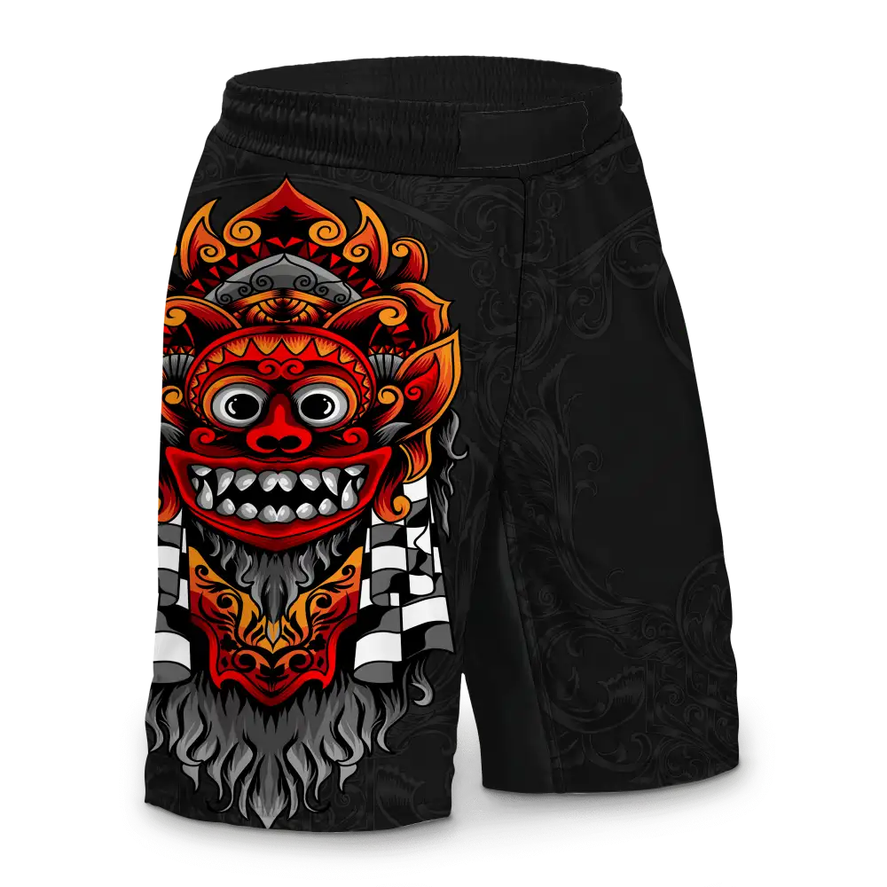 Custom Aztec Mask Fight Shorts