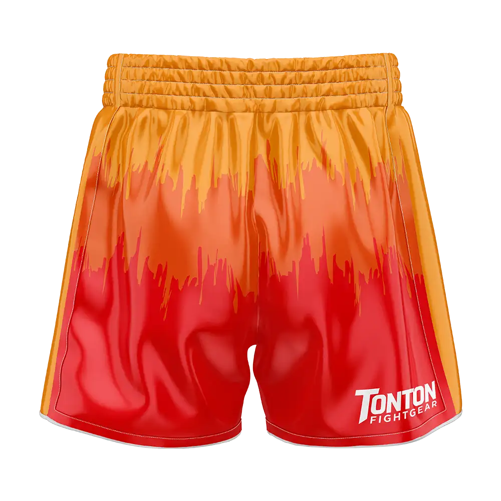 Custom Fire Muay Thai Shorts