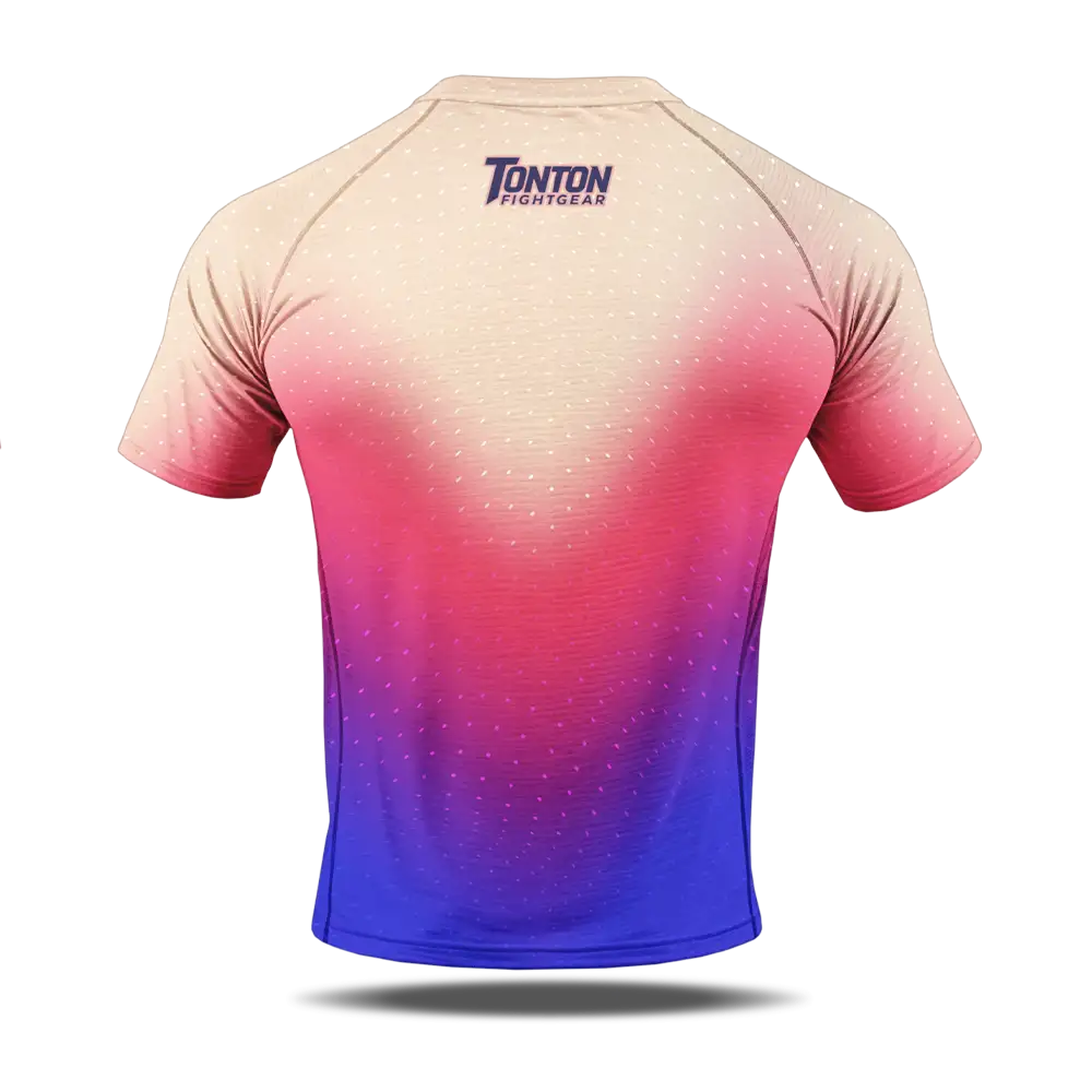 Custom Neon Jiu Jitsu Short Sleeve Rashguard