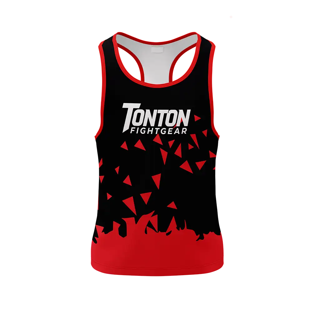 Custom Blaze Boxing Racerback Tanks Top