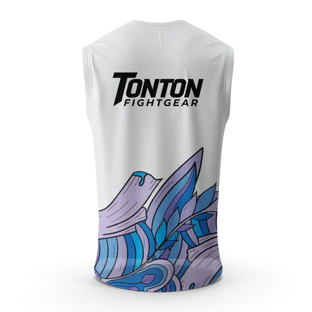 Custom Leaves Sleeveless Tanks Top