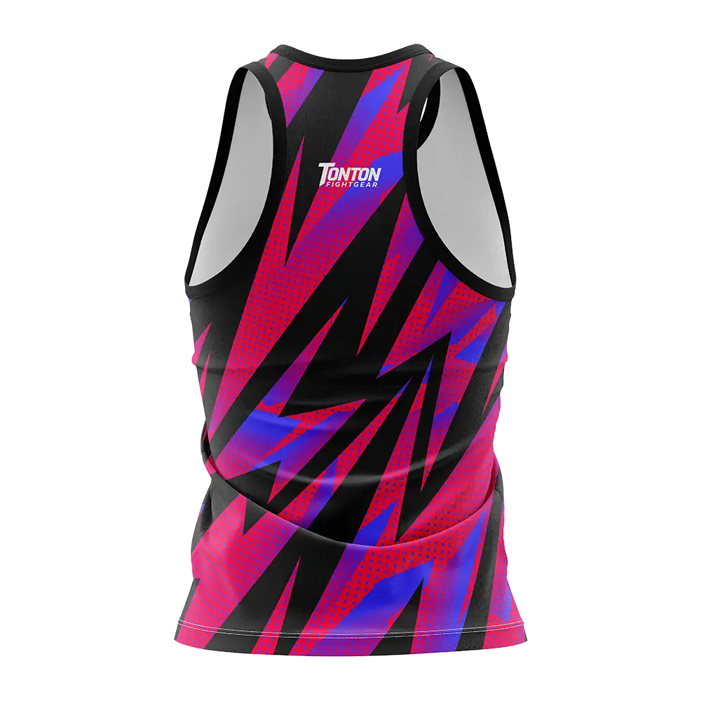 Custom Flash Boxing Women's Racerback Tanks