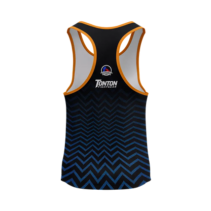 Custom Wave Boxing Racerback Tanks Top