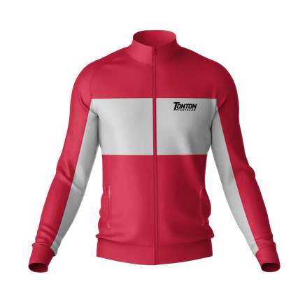 Custom Red Embed Training Jacket