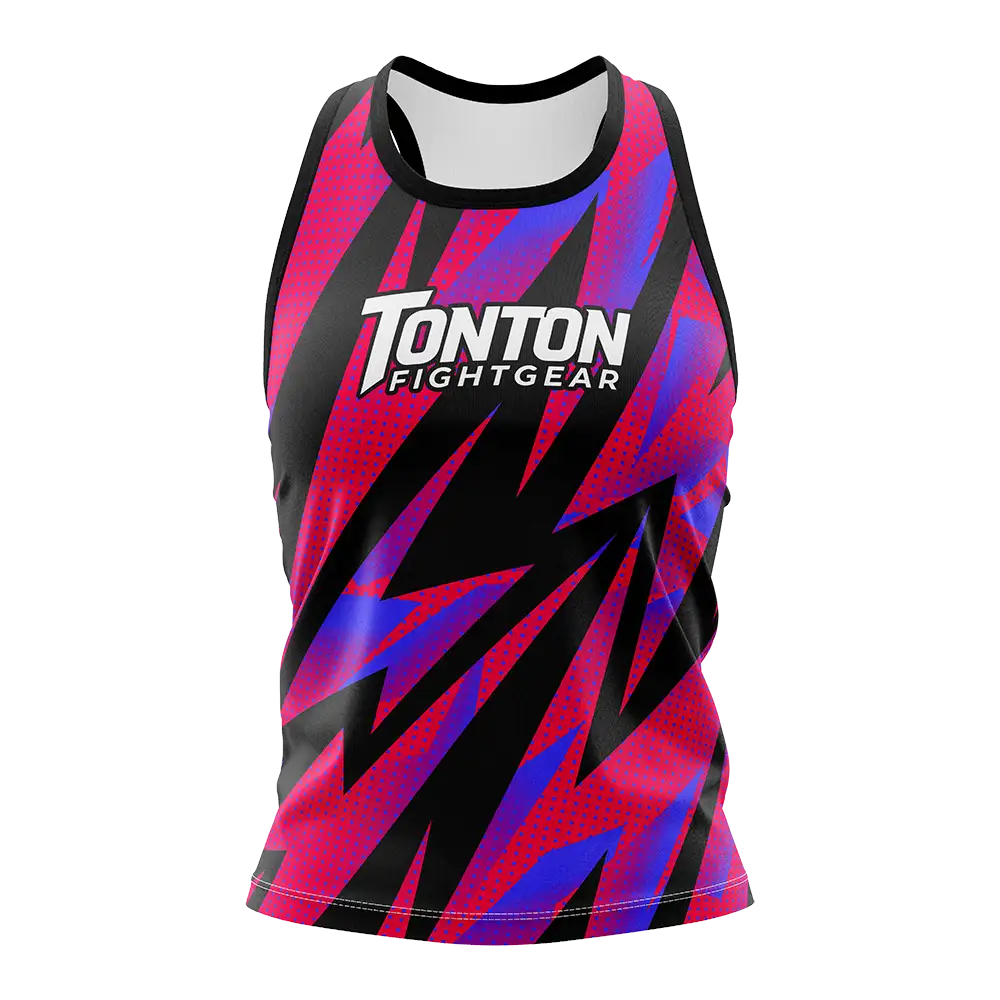 Custom Flash Boxing Women's Racerback Tanks