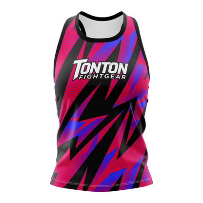 Custom Flash Boxing Women's Racerback Tanks