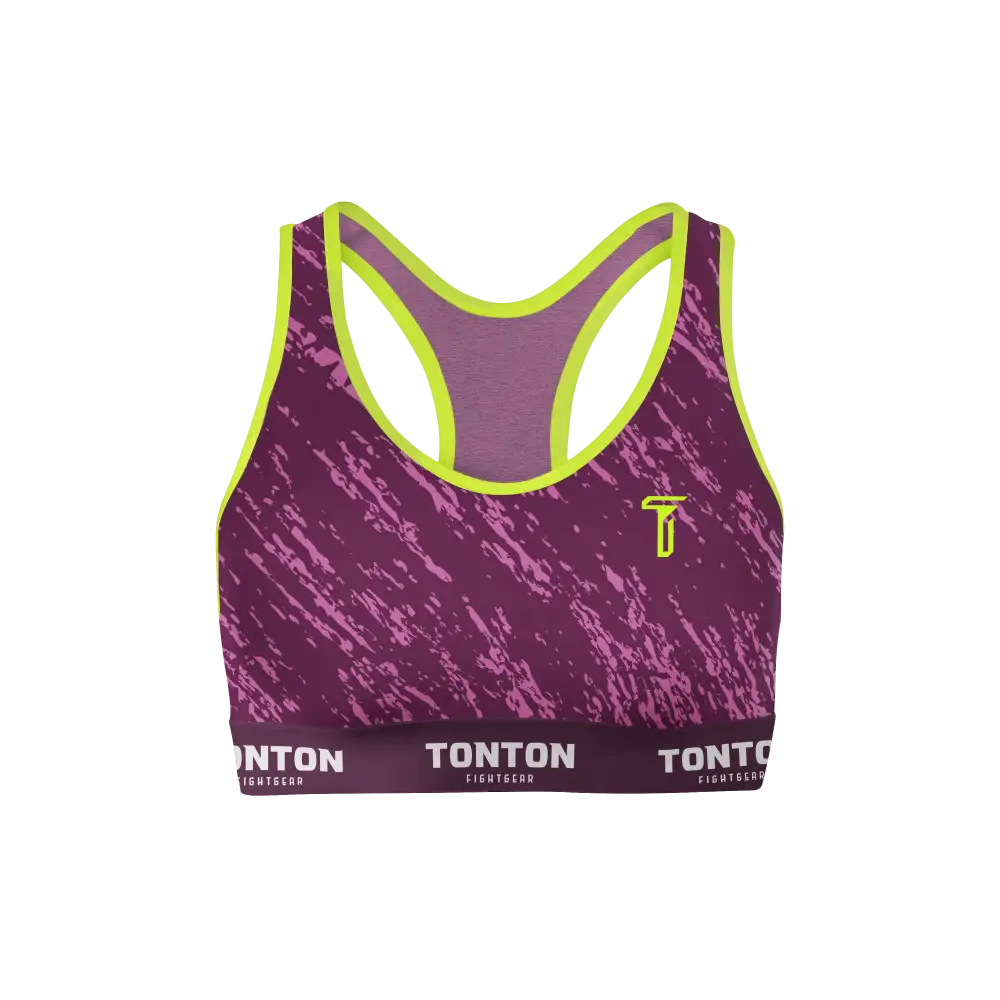 Custom Cyclone Boxing Racerback Sports Bra