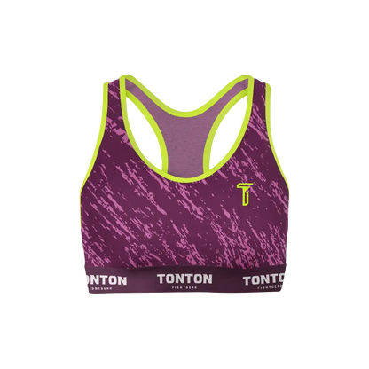 Custom Cyclone Boxing Racerback Sports Bra