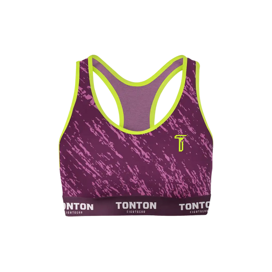 Custom Cyclone Boxing Racerback Sports Bra