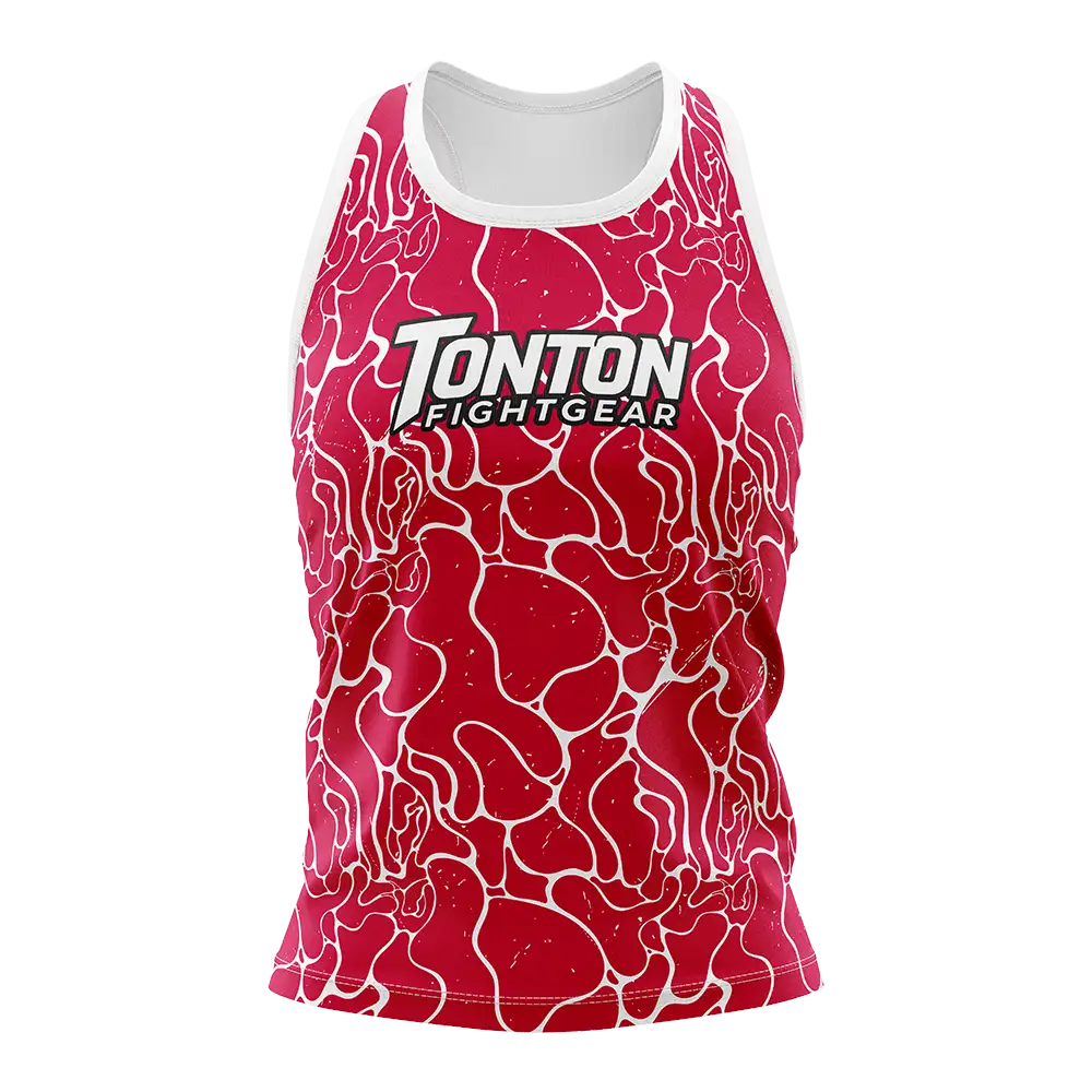 Custom Division Boxing Women's Racerback Tanks