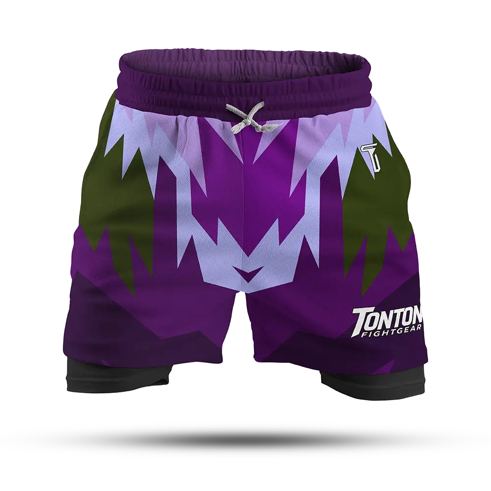 Custom Polar Double-Layer Fight Shorts