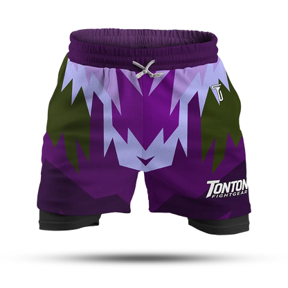 Custom Polar Double-Layer Fight Shorts