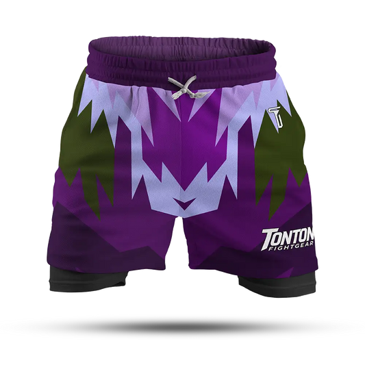 Custom Polar Double-Layer Fight Shorts