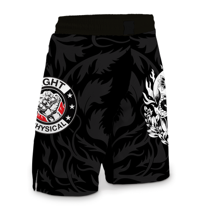 Custom Skull Fight Shorts
