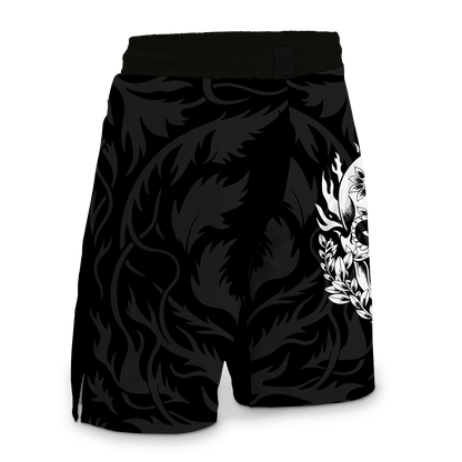 Custom Skull Fight Shorts