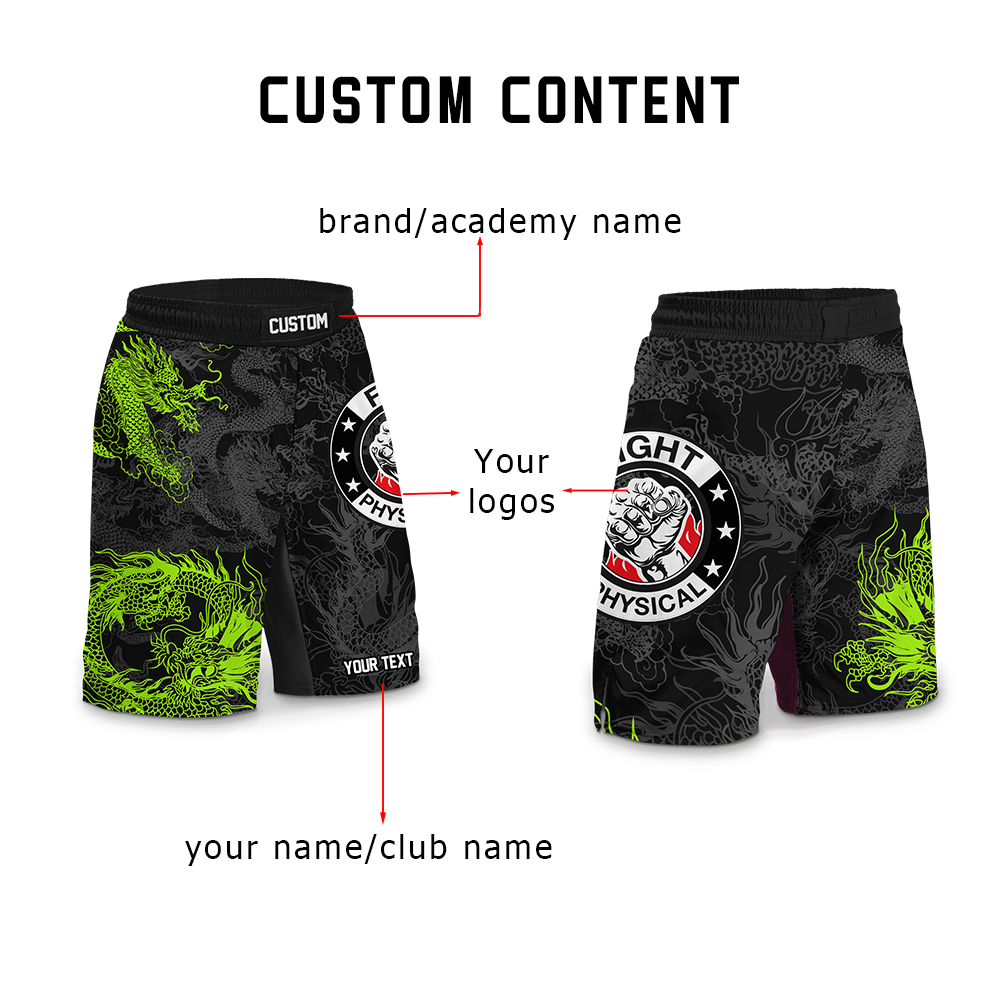 Custom Dragon Fight Shorts