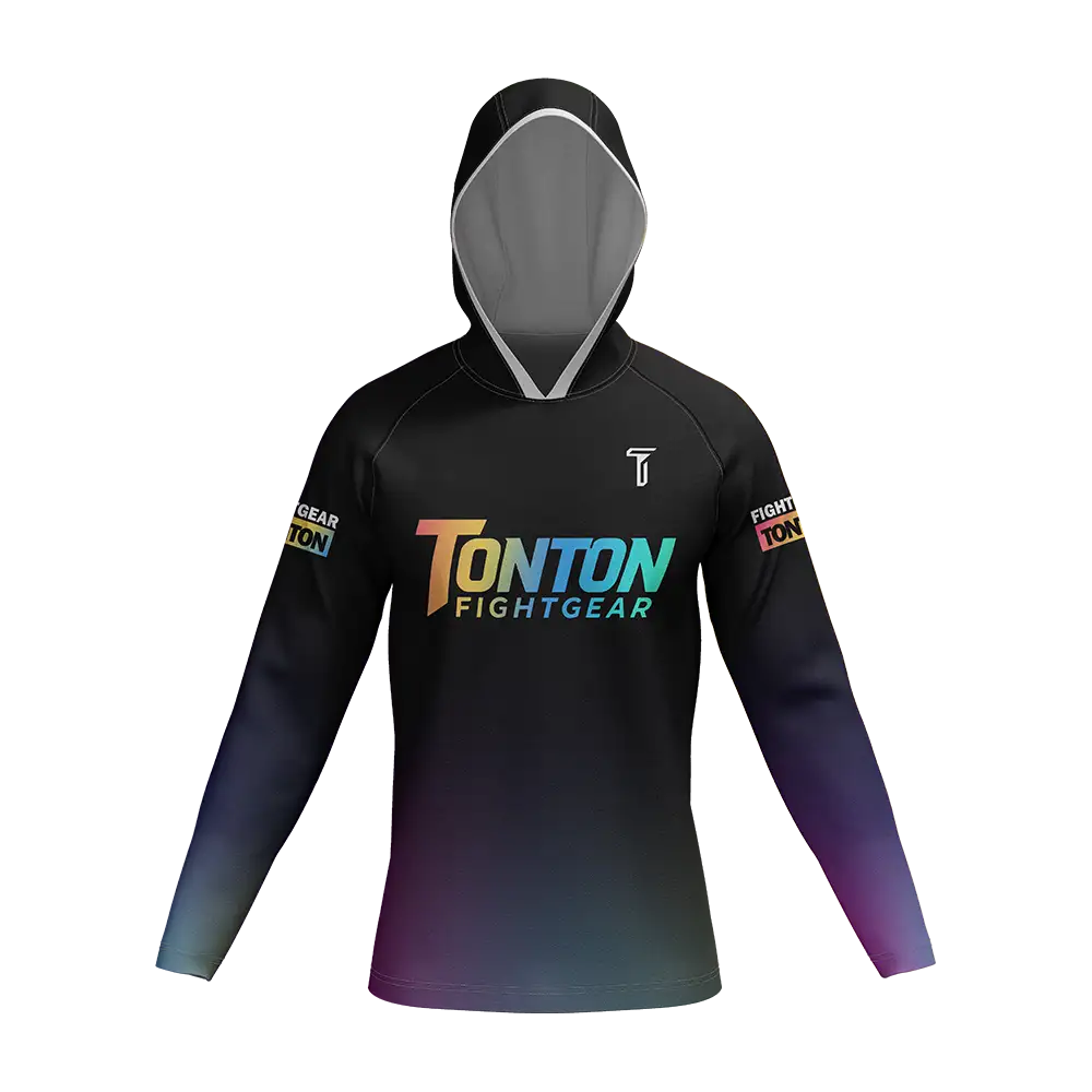 Custom Black Boxing Pullover Hoodie