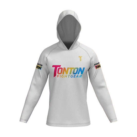 Custom White Boxing Pullover Hoodie