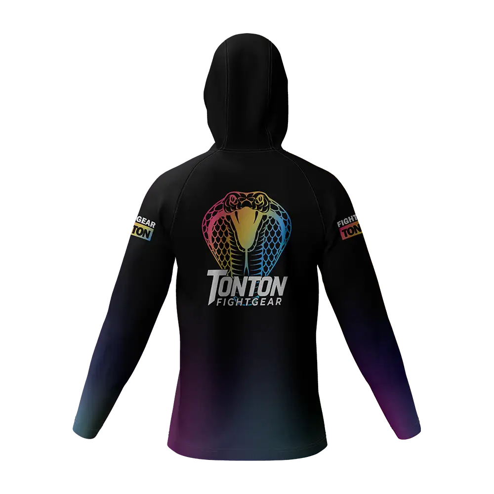 Custom Black Boxing Pullover Hoodie