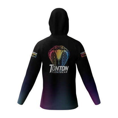 Custom Black Boxing Pullover Hoodie