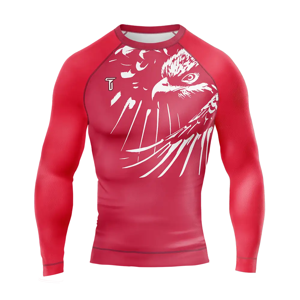 Custom Eagle Jiu Jitsu Long Sleeve Rashguard