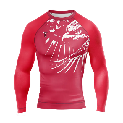 Custom Eagle Jiu Jitsu Long Sleeve Rashguard
