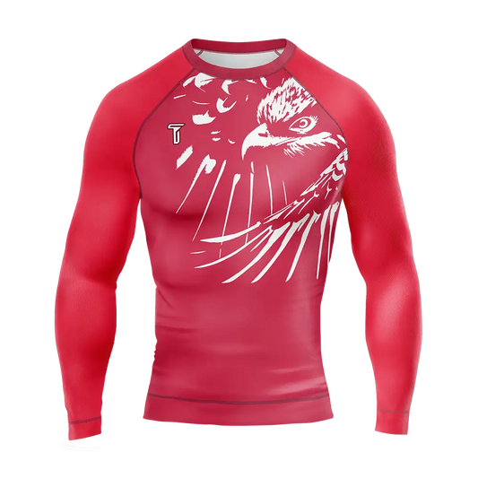 Custom Eagle Jiu Jitsu Long Sleeve Rashguard