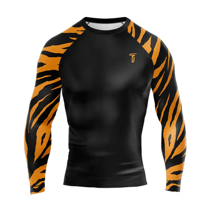 Custom Leopard Jiu Jitsu Long Sleeve Rashguard