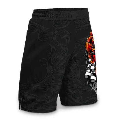 Custom Aztec Mask Fight Shorts