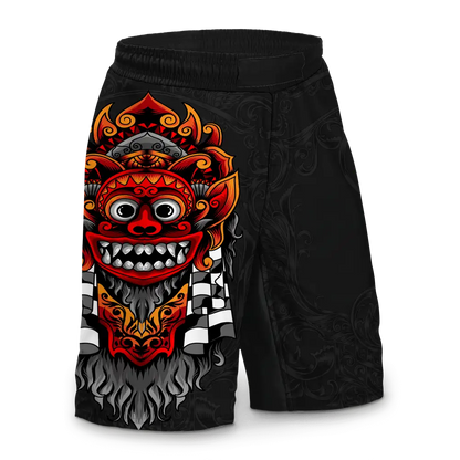 Custom Aztec Mask Fight Shorts