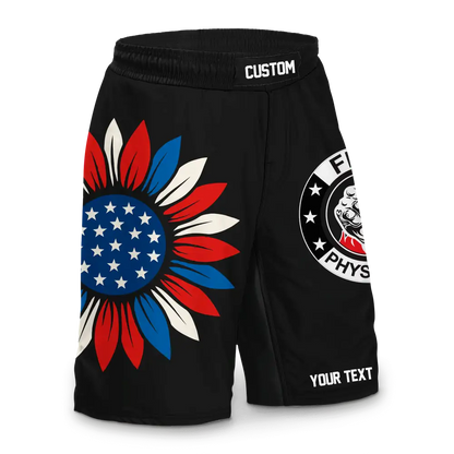 Custom Sunflower Fight Shorts
