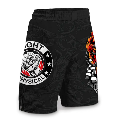 Custom Aztec Mask Fight Shorts