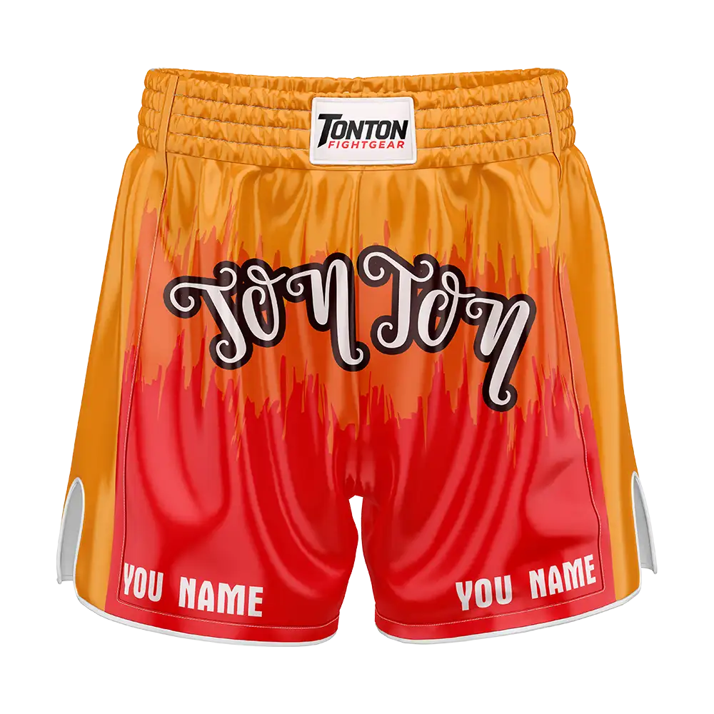 Custom Fire Muay Thai Shorts