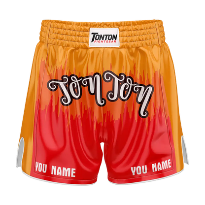 Custom Fire Muay Thai Shorts