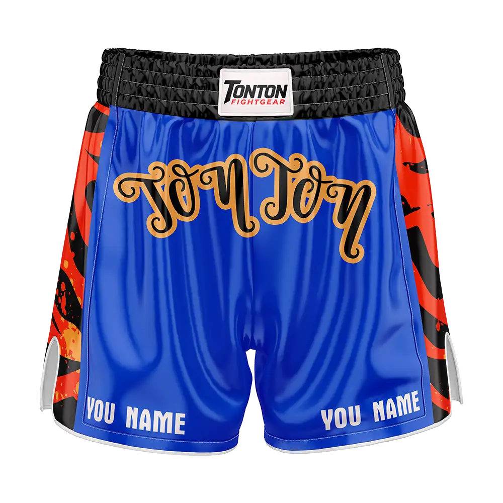 Custom Blue Muay Thai Shorts