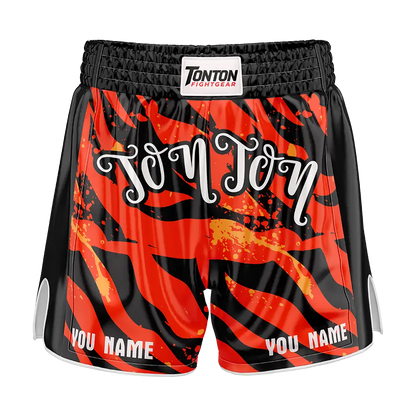 Custom Lava Muay Thai Shorts
