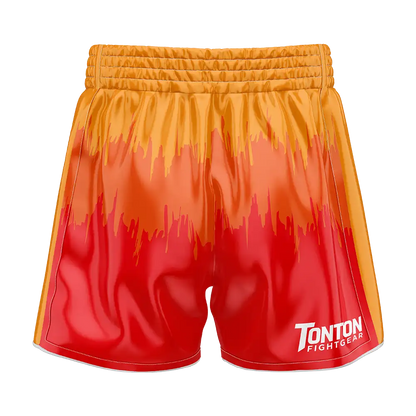 Custom Fire Muay Thai Shorts