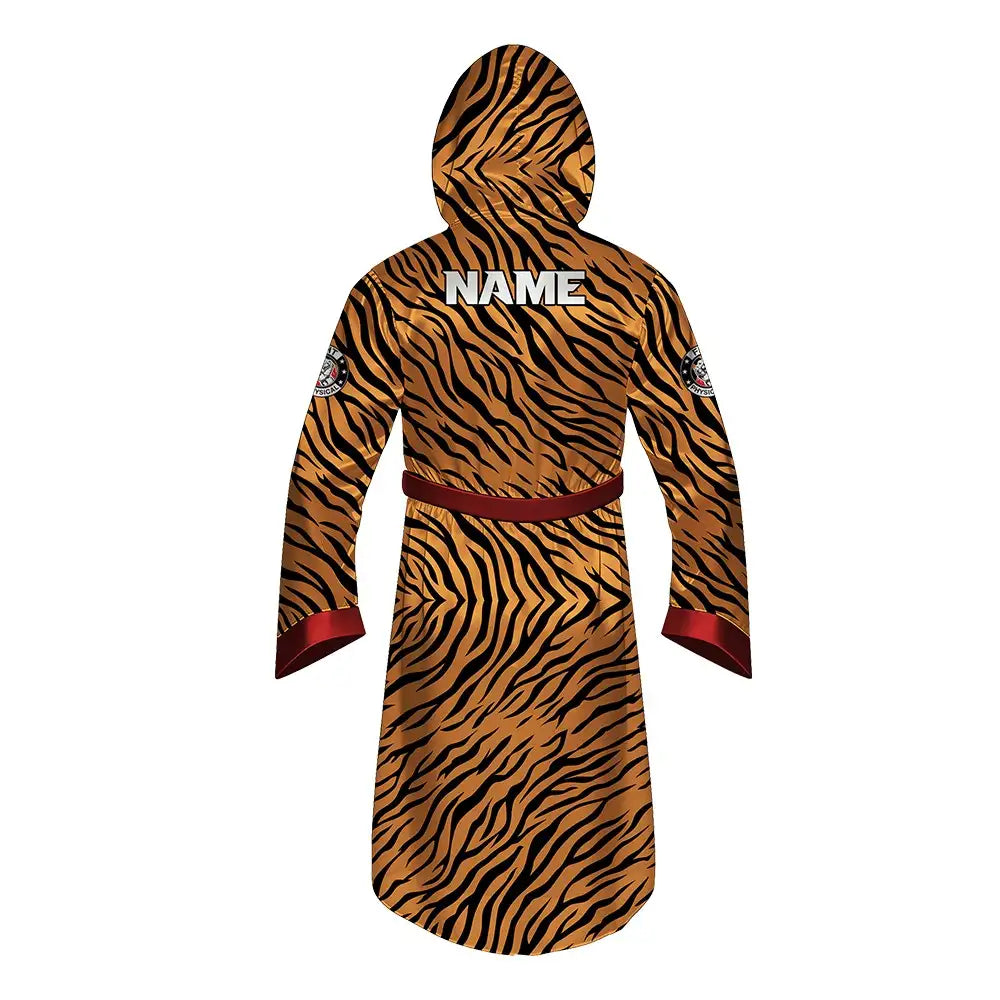 Custom Tiger Stripe Fight Robe
