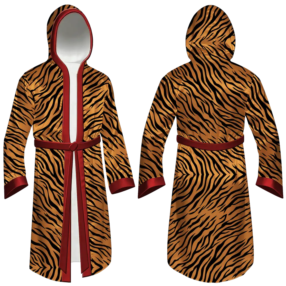 Custom Tiger Stripe Fight Robe