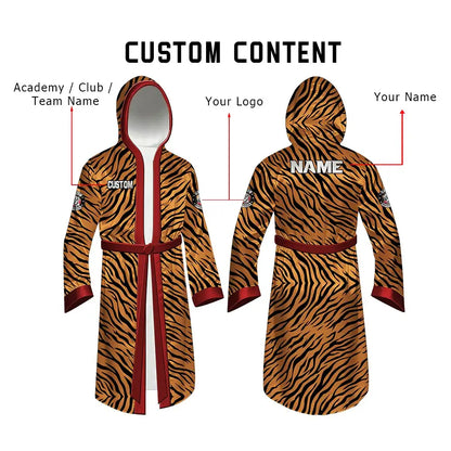 Custom Tiger Stripe Fight Robe