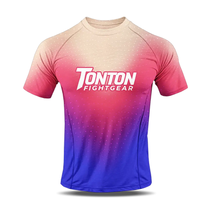 Custom Neon Jiu Jitsu Short Sleeve Rashguard