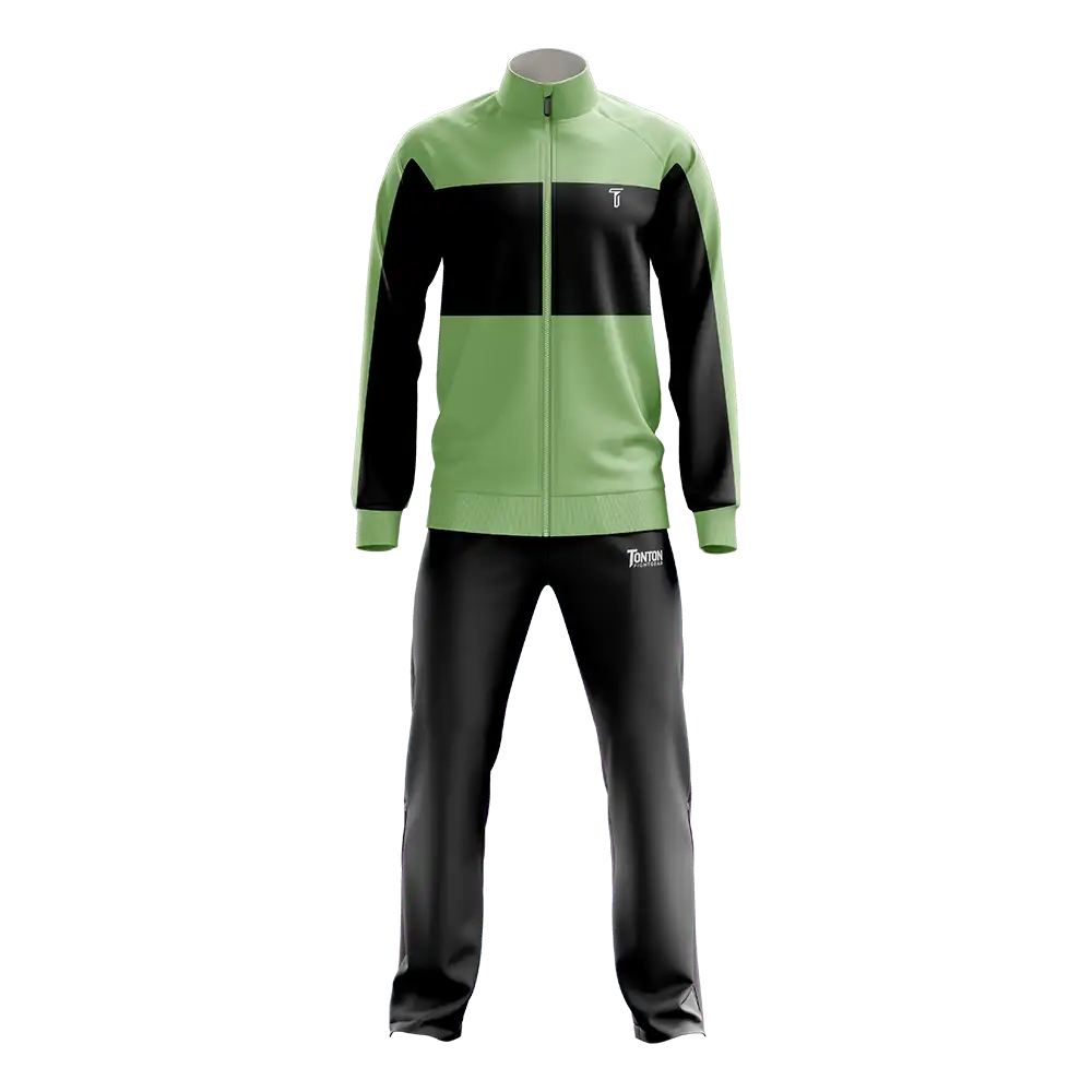Custom Green-Black Boxing Athletic Tracksuit