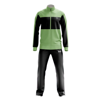 Custom Green-Black Boxing Athletic Tracksuit
