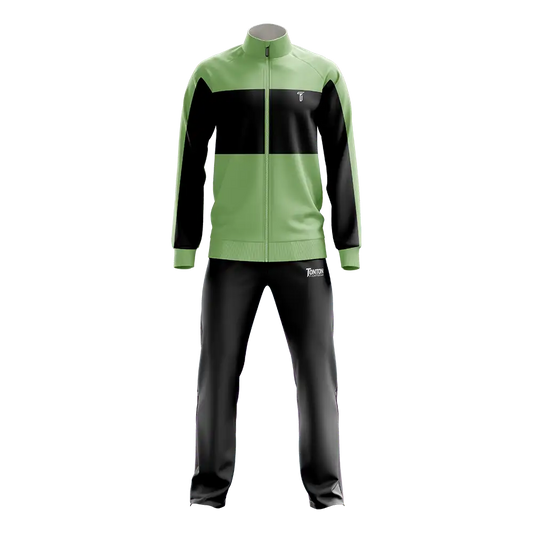 Custom Green-Black Boxing Athletic Tracksuit