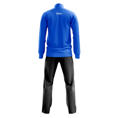 Custom Blue-Black Boxing Athletic Tracksuit