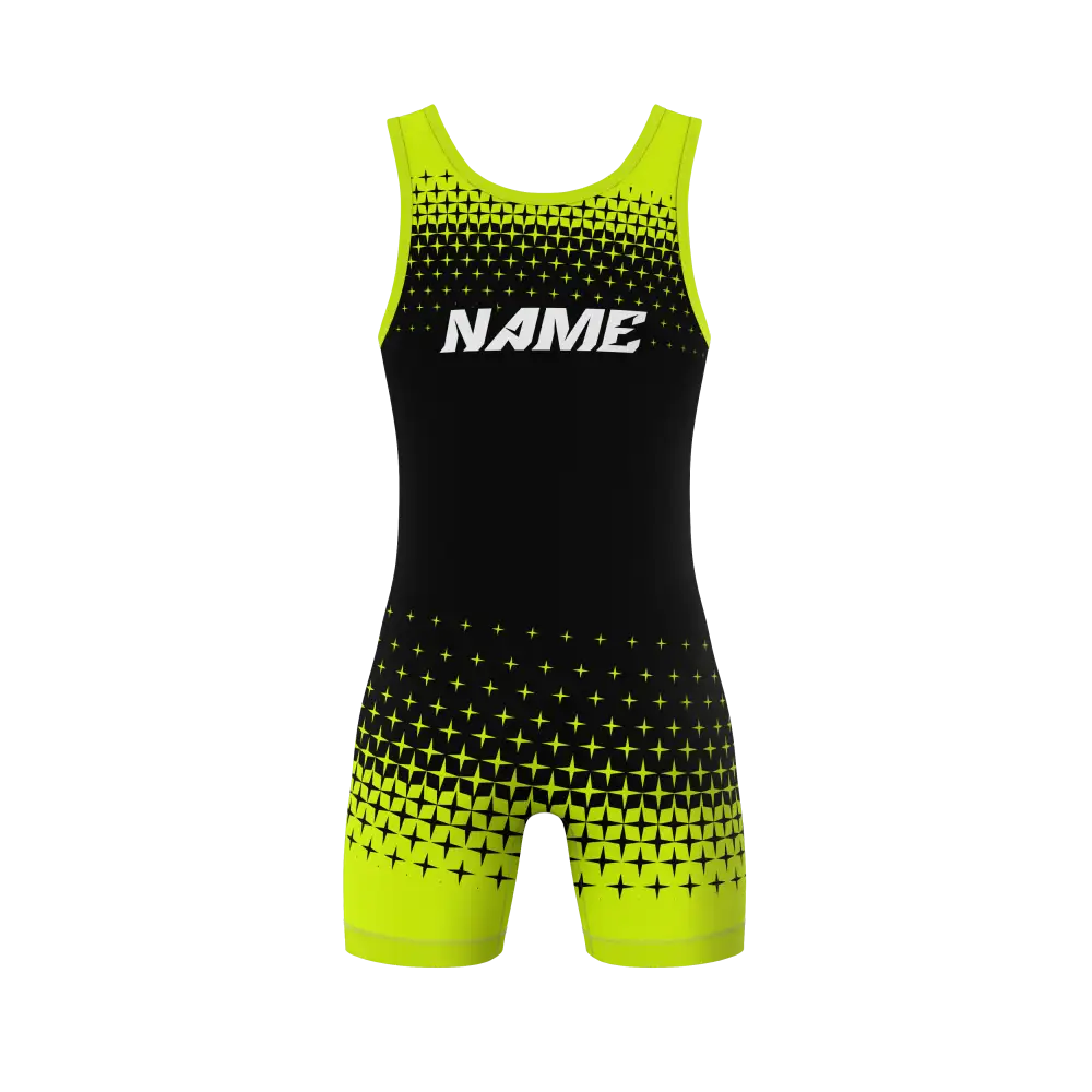 Custom Stars Sublimated Wrestling Singlet