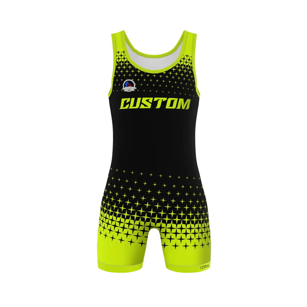 Custom Stars Sublimated Wrestling Singlet